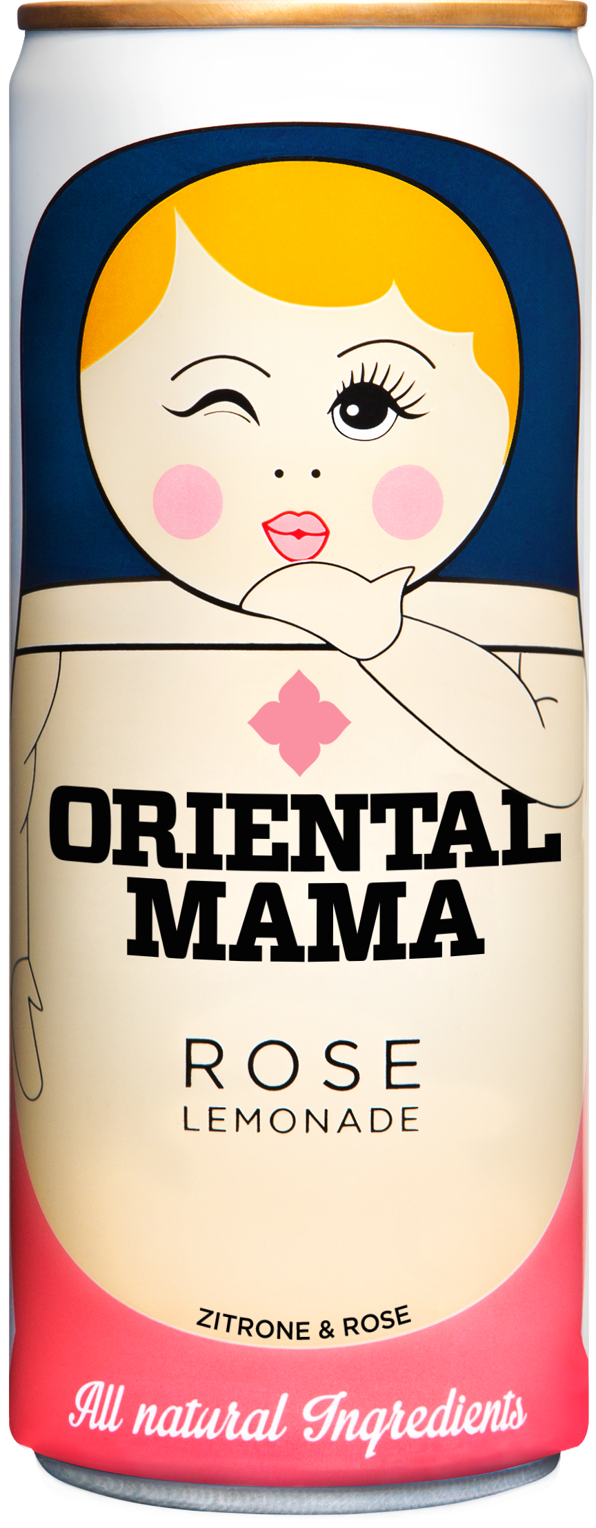 BRAND GARAGE Oriental Mama Rose Lemonade 25 cl VEGAN
